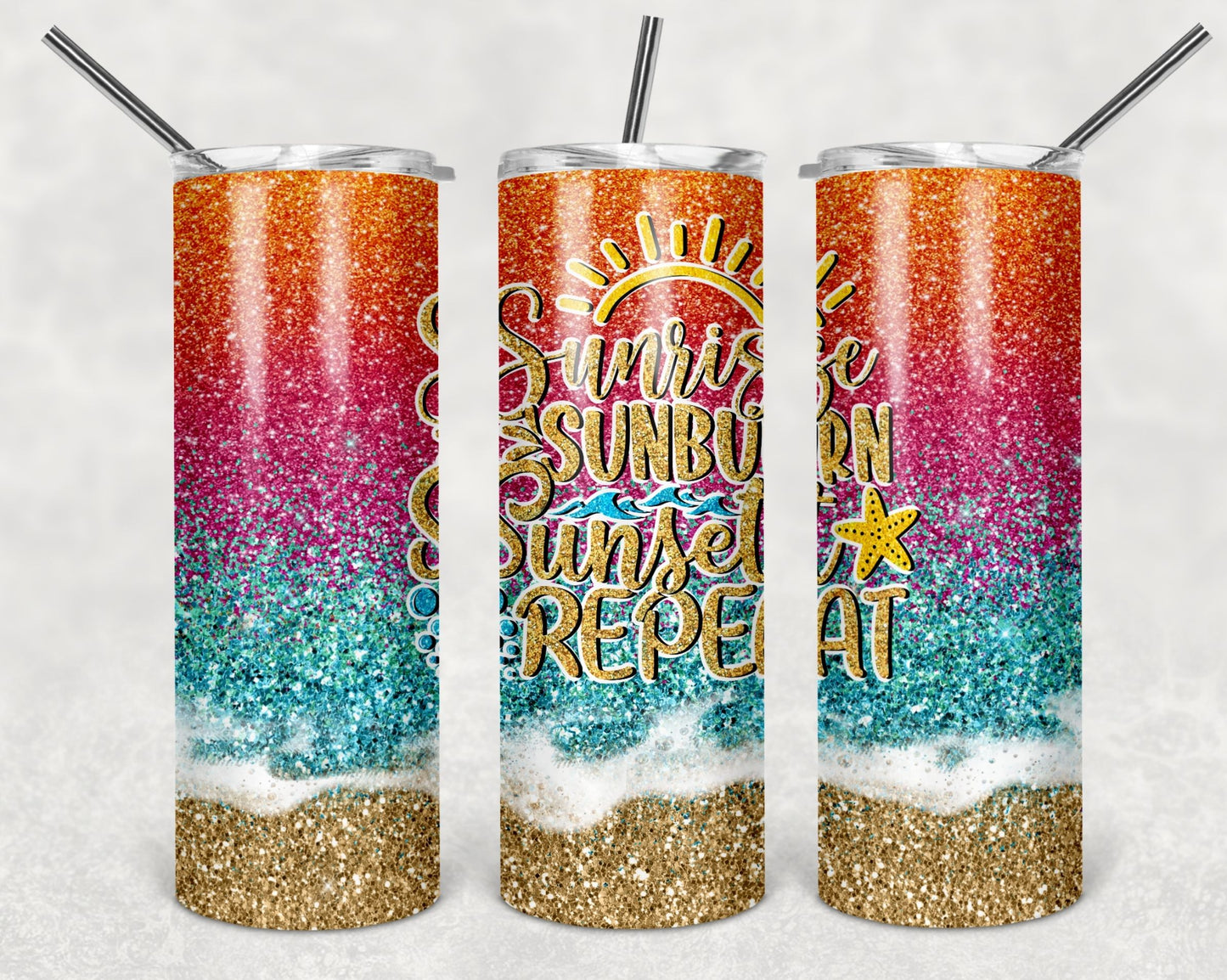 Beach Glitter - Sunrise, Sunburn, Sunset, Repeat