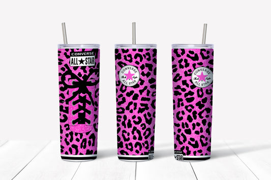 All-Star - Cheetah Pink Glitter