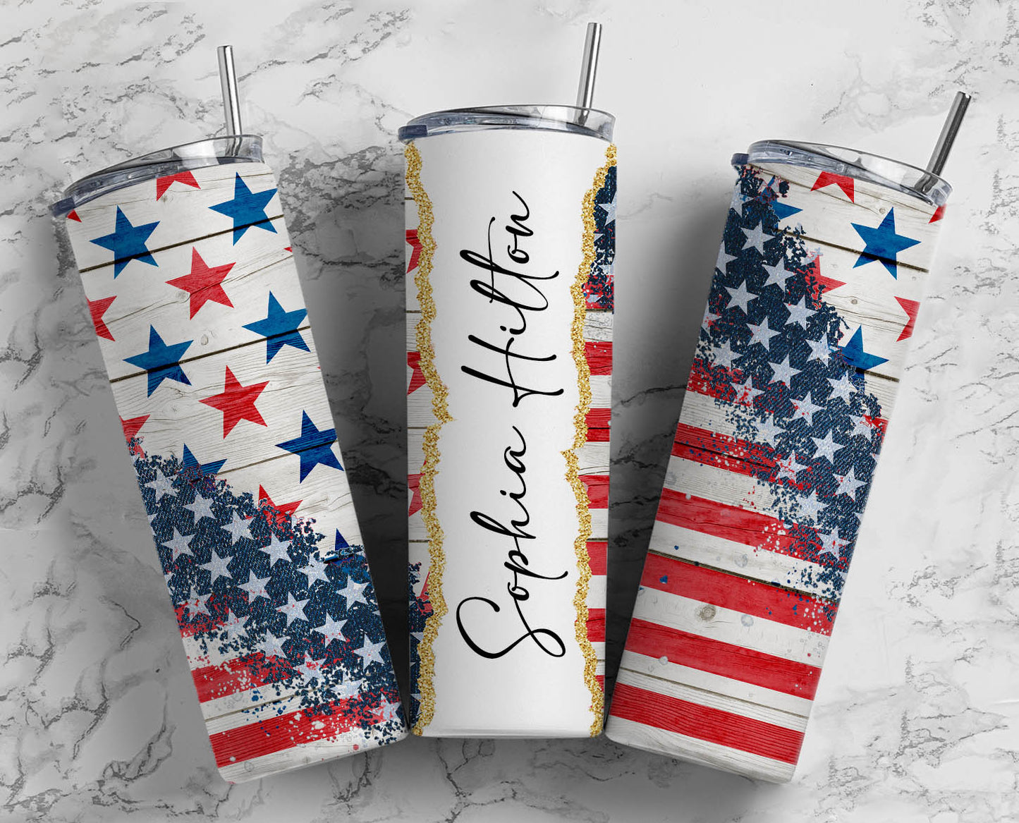 Stars and Flag