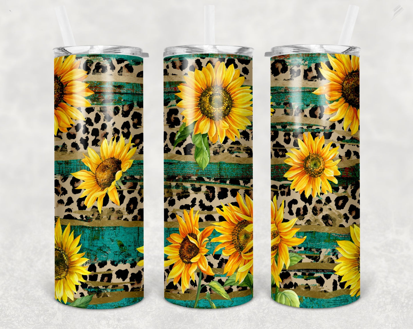 Rustic Leopard Sunflower