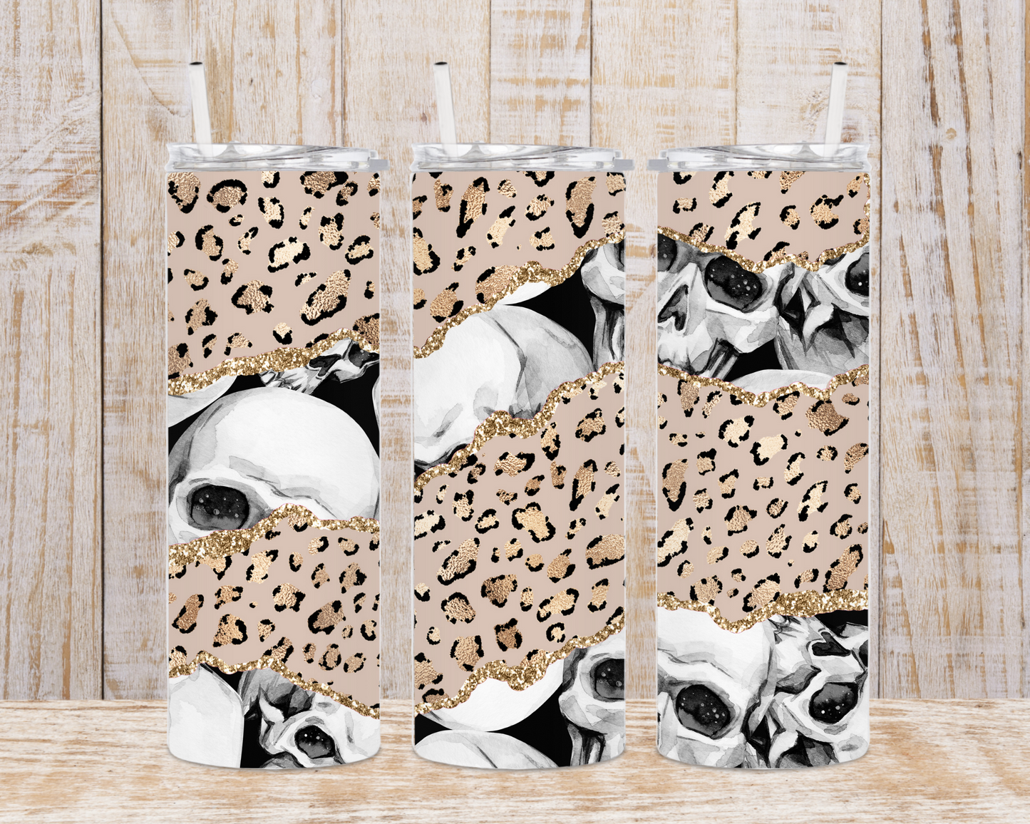 Skulls and Cheetah Print