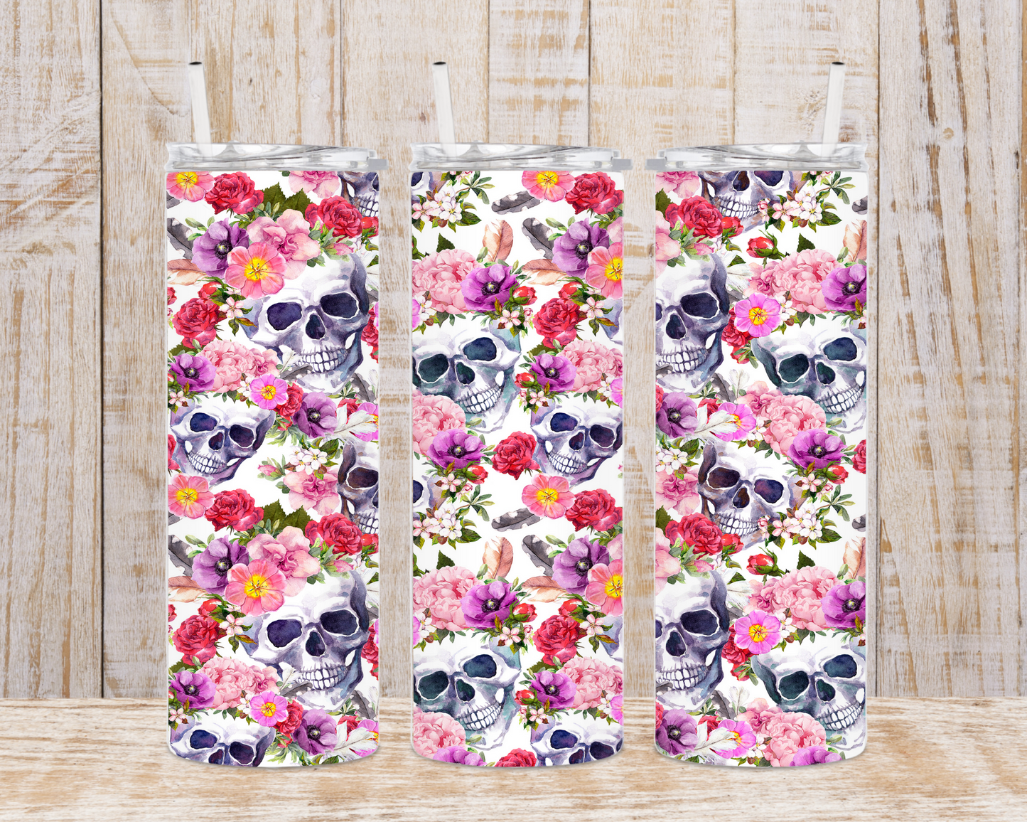 Skulls Floral