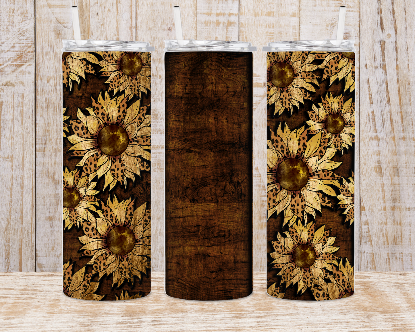 Wooden Sunflower