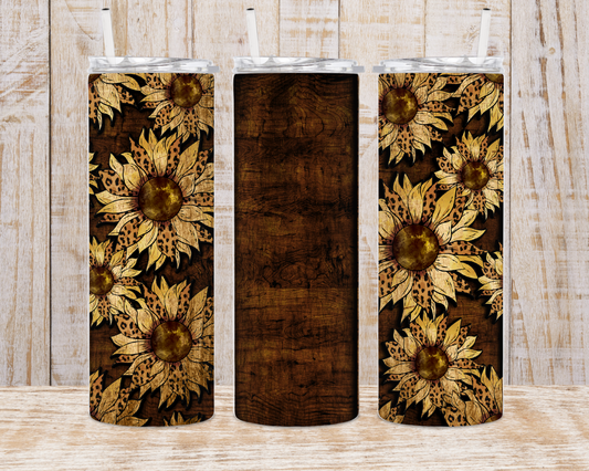 Wooden Sunflower