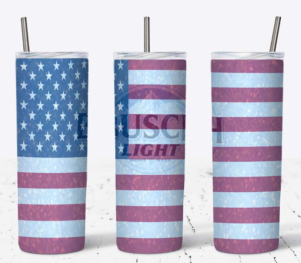 Beer - American Flag B Light