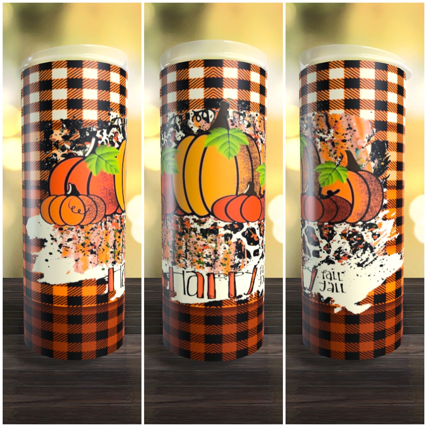 Happy Fall Y’all Gingham