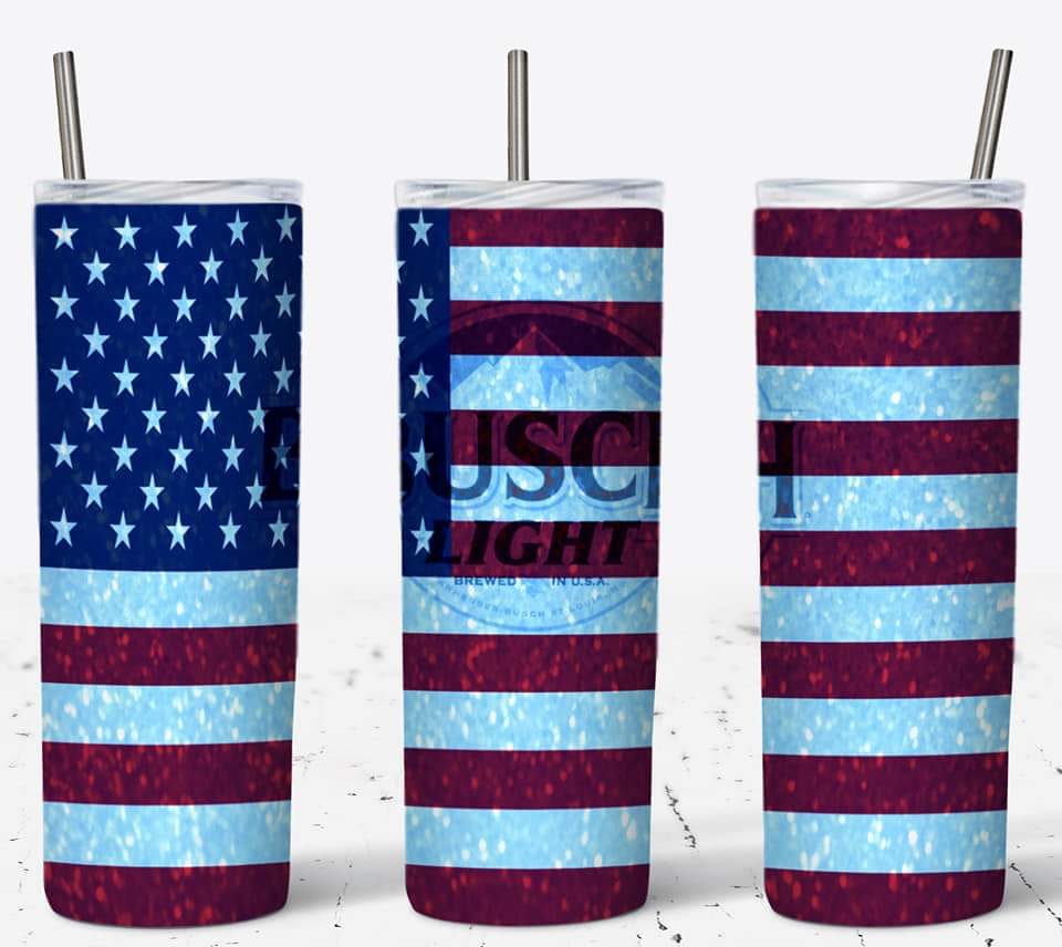 Beer - American Flag B Light