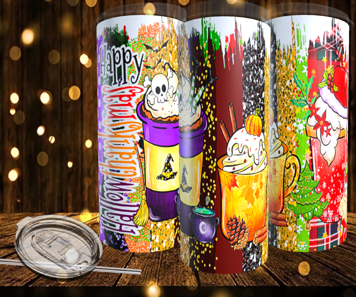 Happy HalloThanksMas Coffee