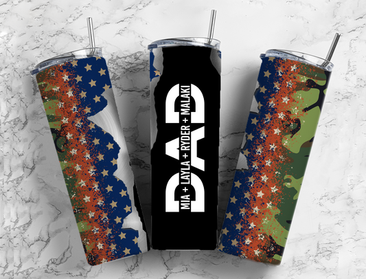 Dad Americans Tumbler