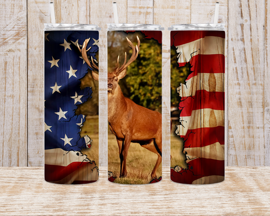 American Flag Deer