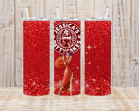 Red Glitter Jessica