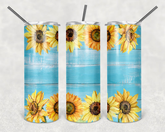 Rustic Wood Sunflower