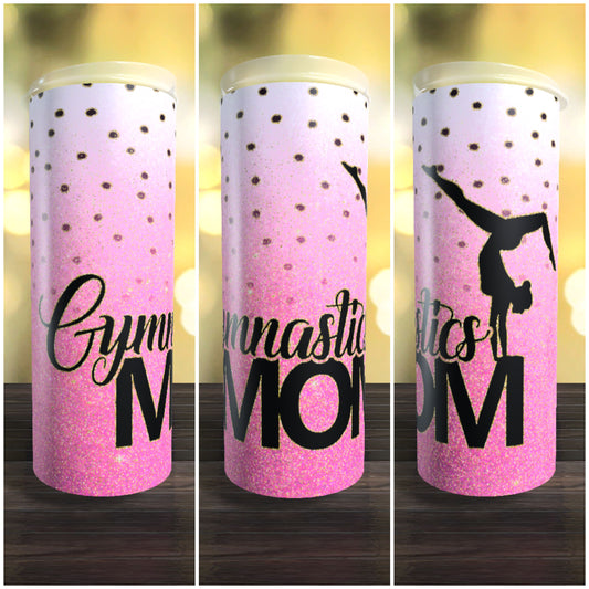 Gymnastics Mom Glitter Gold