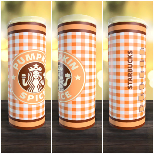 Pumpkin Spice Gingham