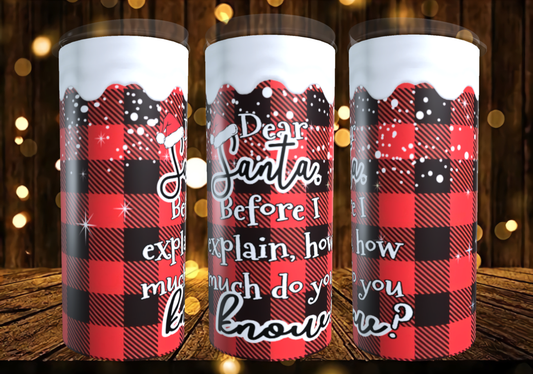 Red Dear Santa Before I Explain